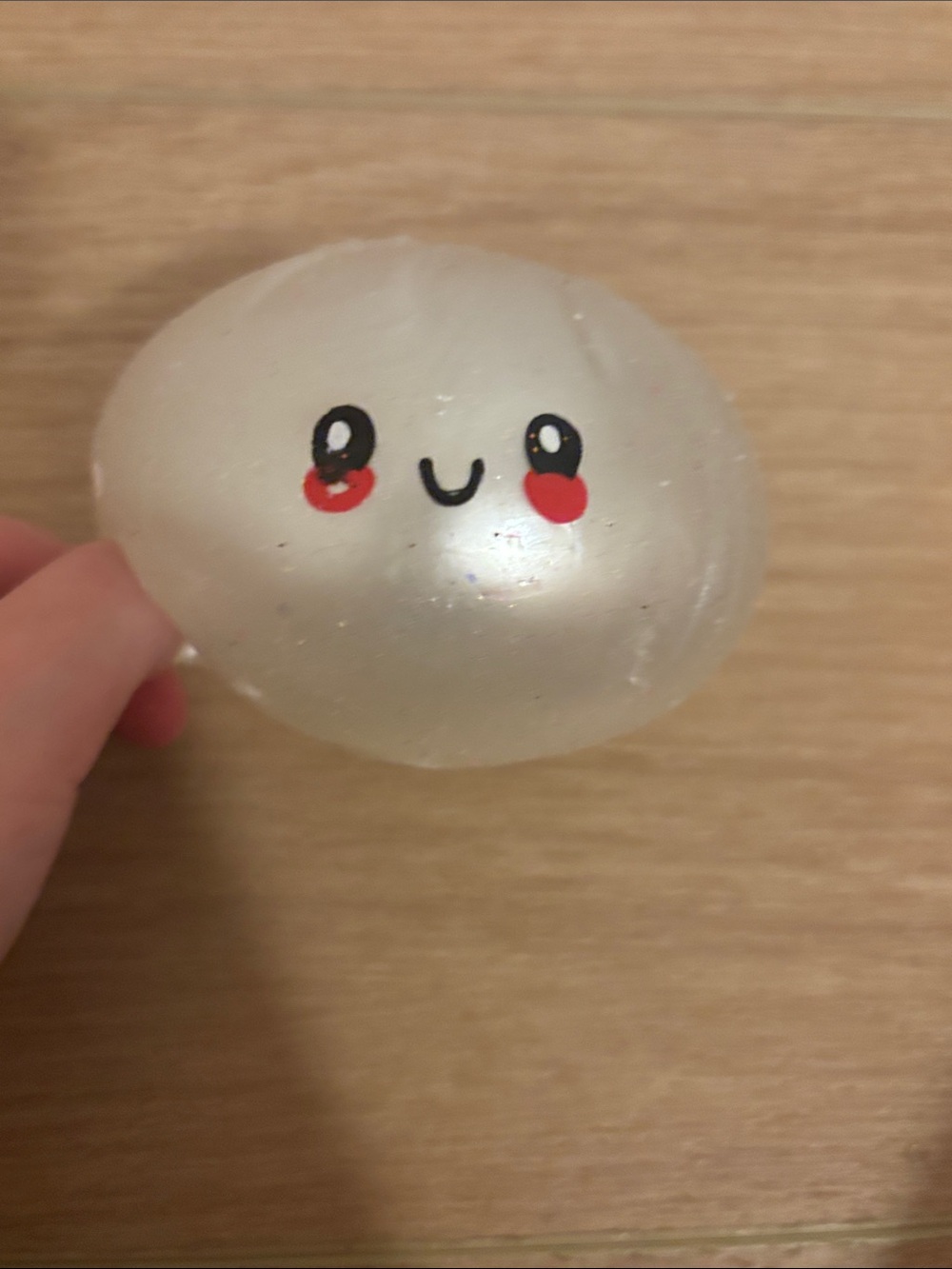 Silver squishy dumpling - Picture 4 of 4